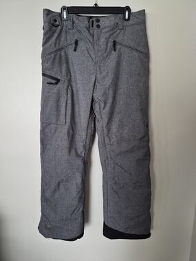 Ripzone Snow Pants Men’s M Grey 8K Waterproof Insulated Ski Snowboard Pants